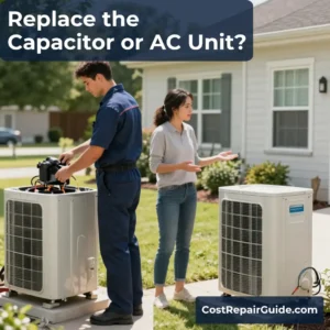 AC Capacitor Replacement Cost 4 Comparing AC capacitor replacement versus full AC replacement
