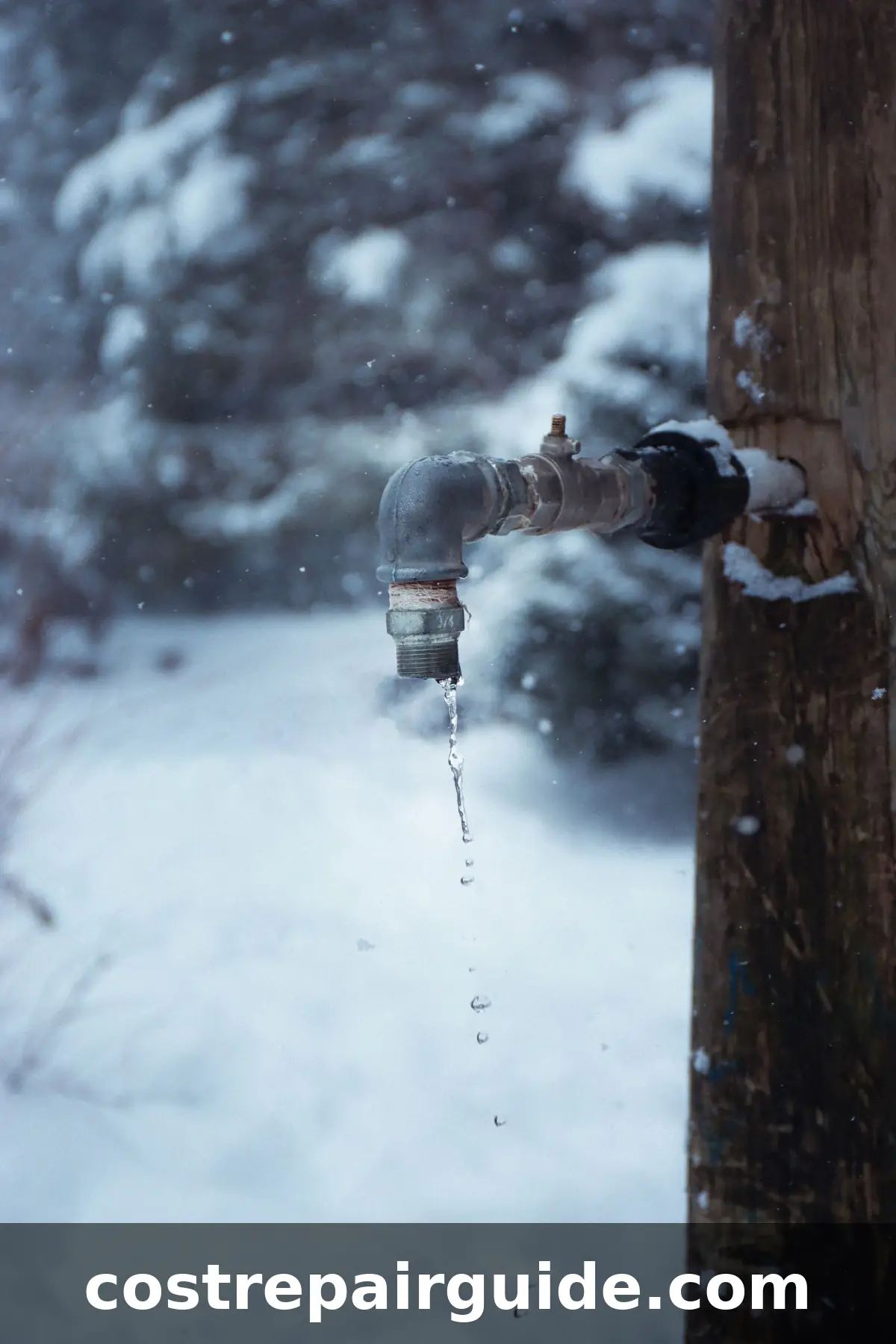 Burst pipe repair cost by severity