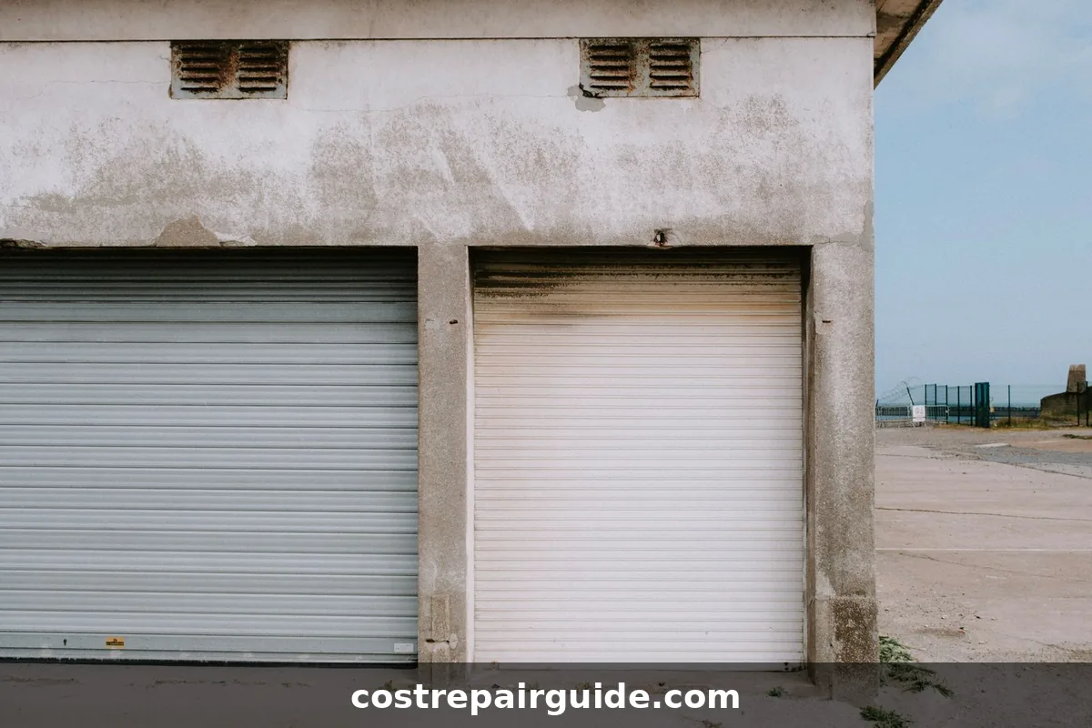 Garage door track realignment vs replacement