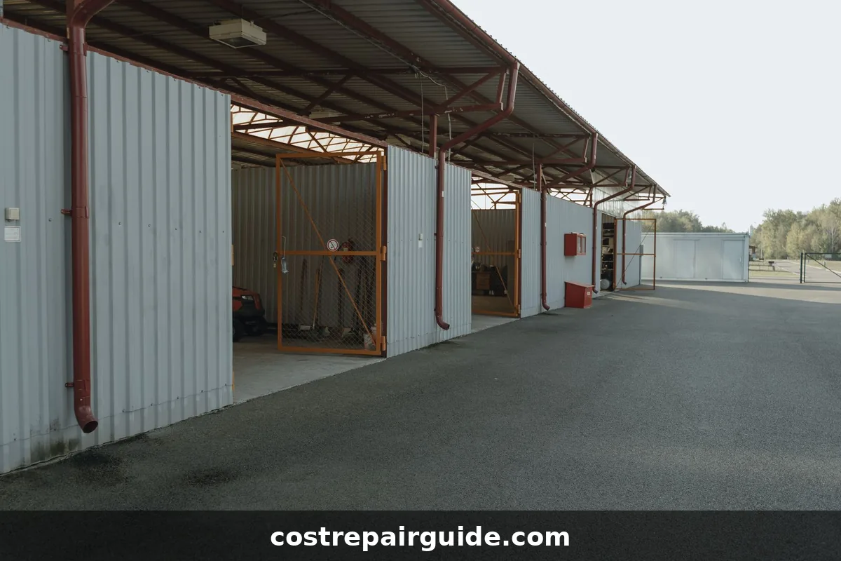 Garage door track repair process
