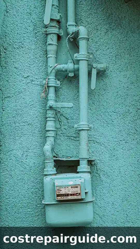 Gas line repair cost guide - gas pipe fittings and shutoff valve