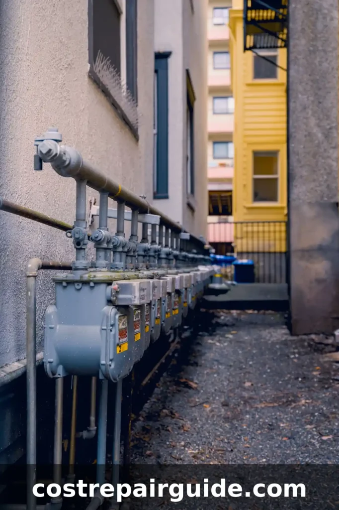 Gas line repair cost guide - residential gas meter and supply line