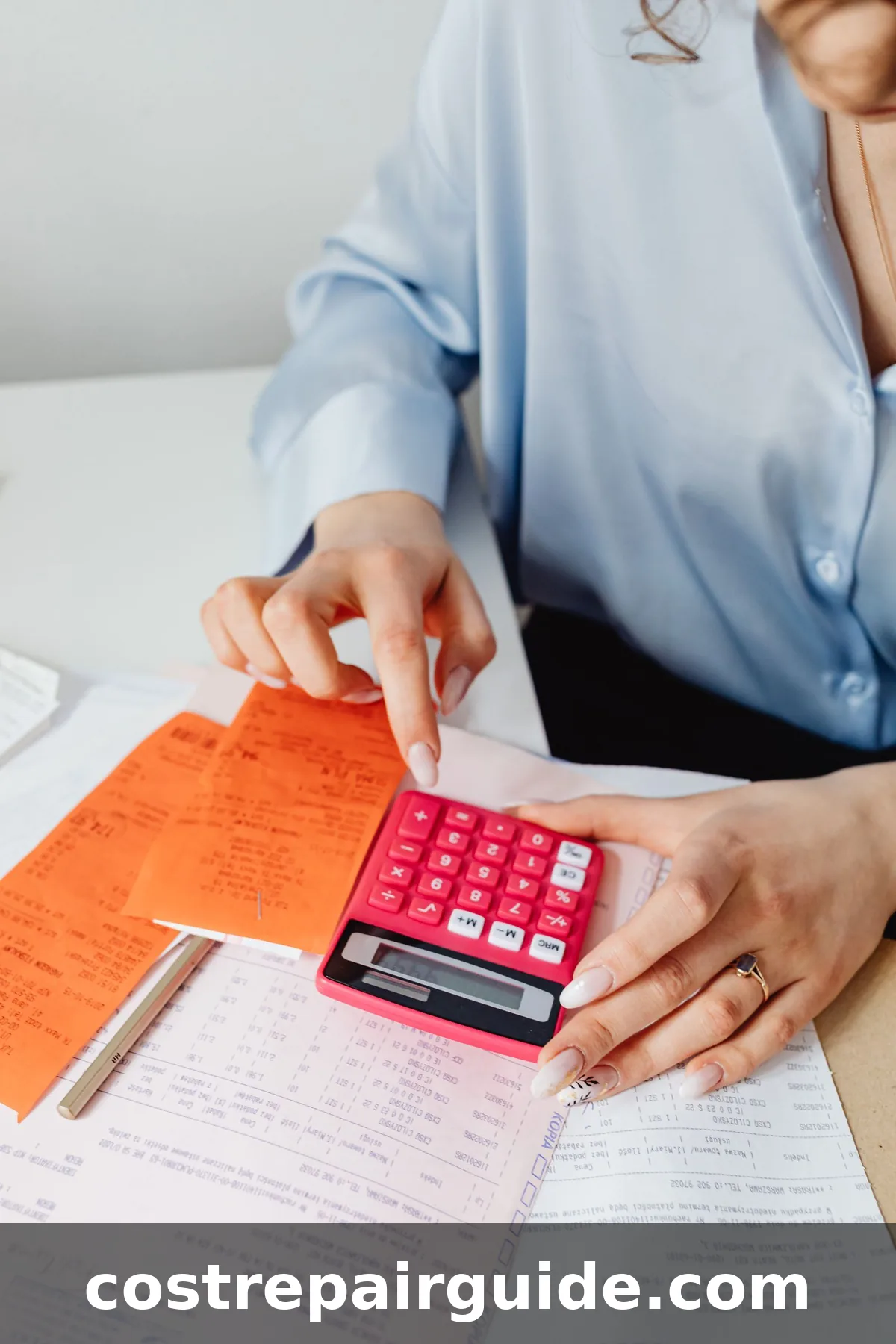 HVAC invoice and estimate paperwork