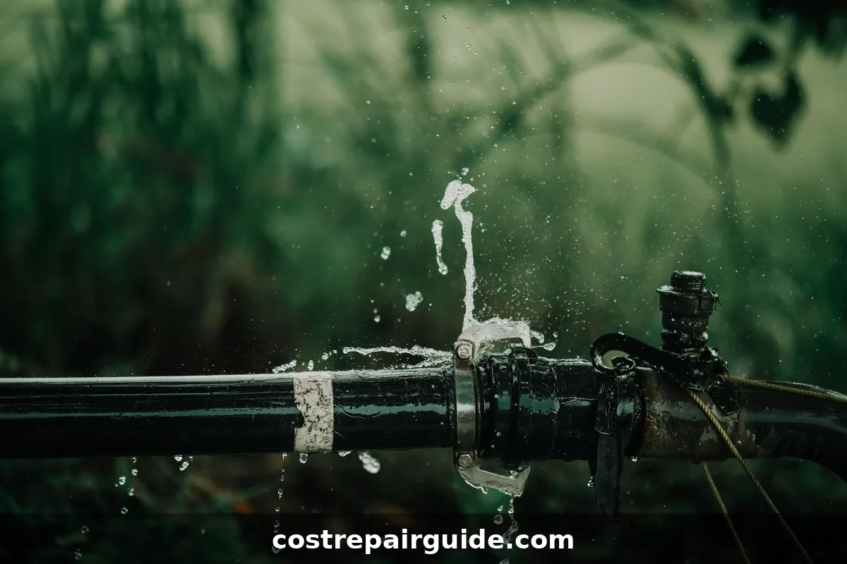 Pipe leak repair cost by pipe material