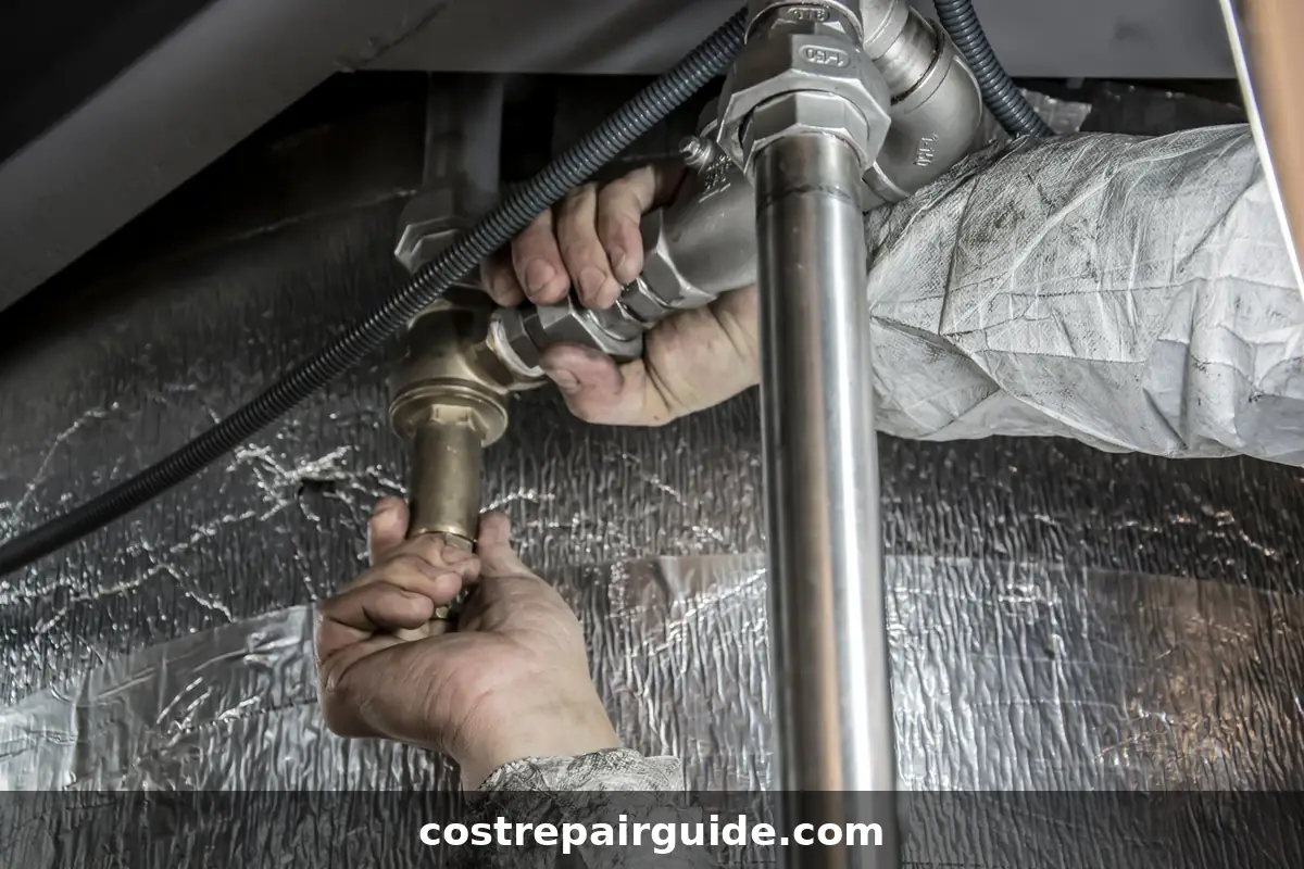 Plumber cost per hour guide showing average hourly rates and service fees