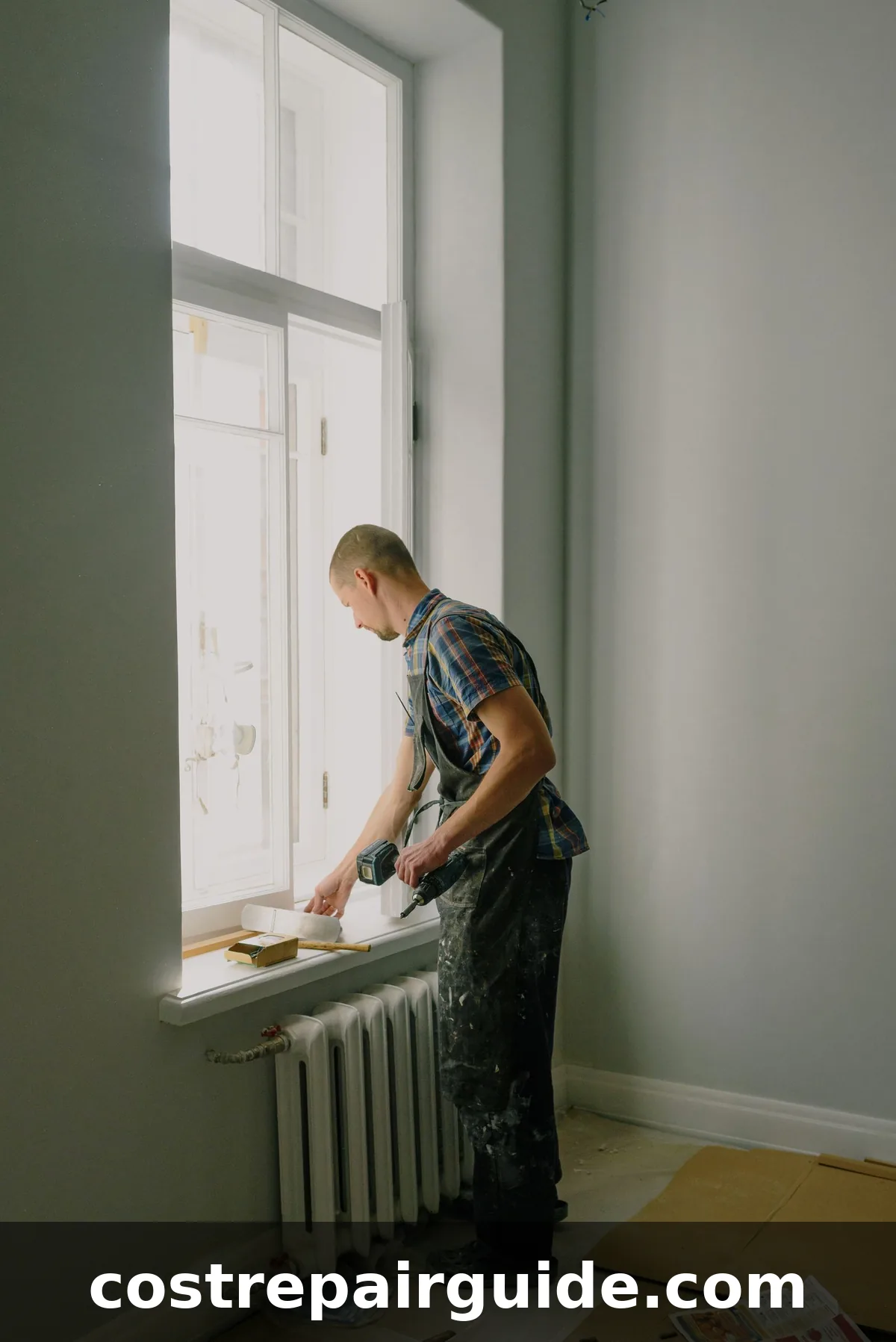 Home 6 Homeowner comparing repair versus replacement options