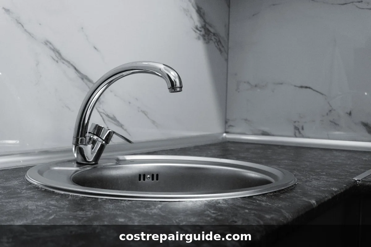 Kitchen vs bathroom sink repair cost